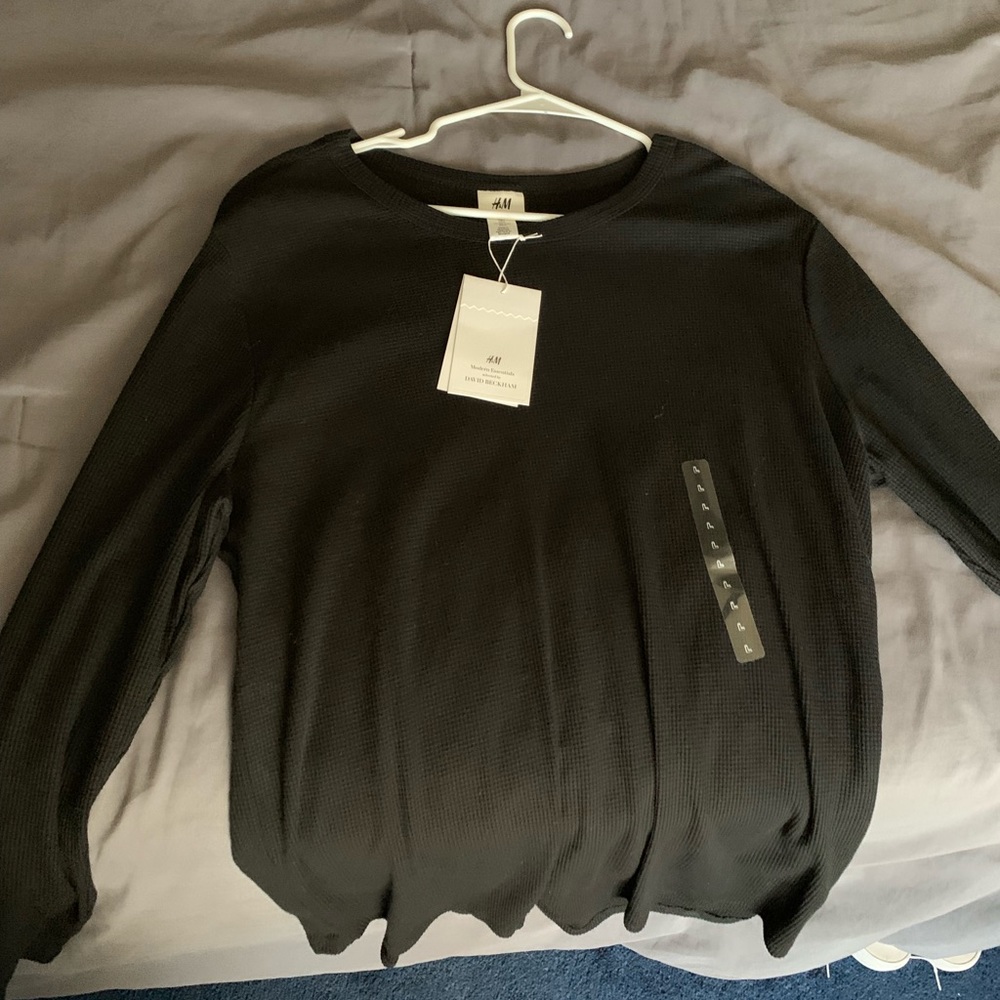 H & M black long sleeve